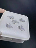 Zircon Micro Inlay Flowers Long Sweater Chain with Link Clasp 2pc/lot
