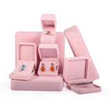 Flannel Proposal Ring Box Necklace Jewelry Set