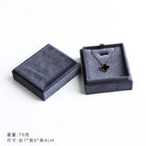 High-grade Flannelette Jewelry Box Necklace Box 1pc