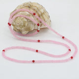 Pink Stone Abacus Beads Multilayer Bracelets Jewelry