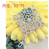 Microscope Zircon Pendant Clasp for DIY Hand-String Materials