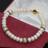 6*8mm Freshwater Pearl Bracelet for Women B2758