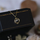 Flexible Zircon Necklace S925 Sterling Silver Gilded Japanese Collarbone