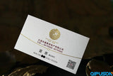 High-grade special paper business card customization/hot stamping