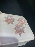 Microscope Zircon Freshwater Pearl Clasp Jewelry
