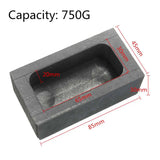 High-Purity Graphite Casting Mold for Silver Refining 3.5 oz/25 oz