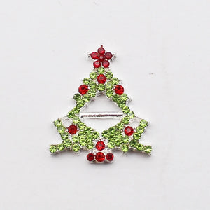 10pcs 21*24mm Christmas Tree Ornaments Box Decorations