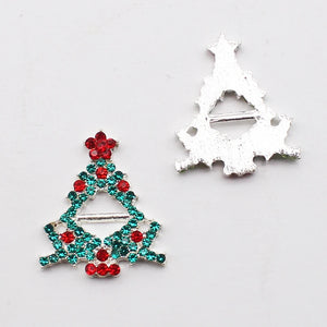 10pcs 21*24mm Christmas Tree Ornaments Box Decorations