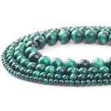 Natural AAA+ Green Malachite Gem Stone Round Beads 4 6 8 10MM
