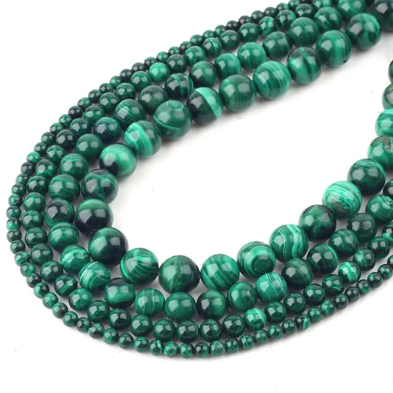 Natural AAA+ Green Malachite Gem Stone Round Beads 4 6 8 10MM