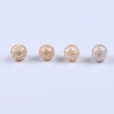 12mm Natural Round Freshwater Pearl Beads DIY Jewelry