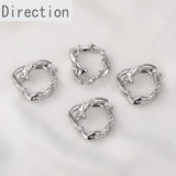 14k Baroque Geometric Square Pendant DIY Hand-Eared Pendant Material Accessories