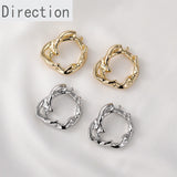 14k Baroque Geometric Square Pendant DIY Hand-Eared Pendant Material Accessories