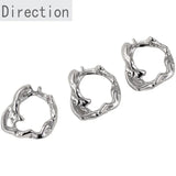 14k Baroque Geometric Square Pendant DIY Hand-Eared Pendant Material Accessories