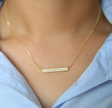 925 Silver CZ Choker Chain Necklace