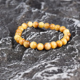 5A Golden Tiger Eye Bracelet Natural Stone Bead Bracelets for Women Men