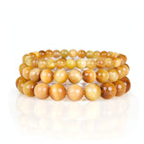 5A Golden Tiger Eye Bracelet Natural Stone Bead Bracelets for Women Men