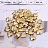 6pcs Heart Charms Pendants Jewelry Findings DIY Necklace Bracelet