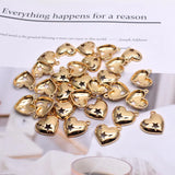 6pcs Heart Charms Pendants Jewelry Findings DIY Necklace Bracelet