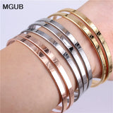 High 7pcs/set 316L Stainless Steel Bracelet 2 Combinations Non-Fading Male LH585
