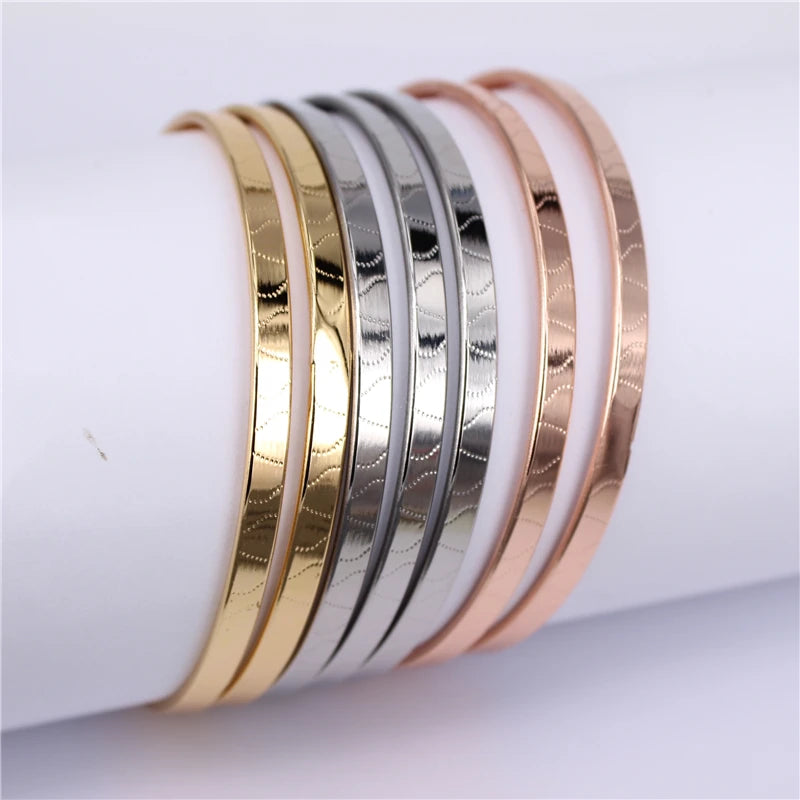 High 7pcs/set 316L Stainless Steel Bracelet 2 Combinations Non-Fading Male LH585