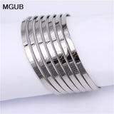 High 7pcs/set 316L Stainless Steel Bracelet 2 Combinations Non-Fading Male LH585