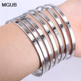 High 7pcs/set 316L Stainless Steel Bracelet 2 Combinations Non-Fading Male LH585