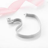 925 Sterling Silver Clip Beads Bracelets for Women