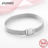 925 Sterling Silver Clip Beads Bracelets for Women