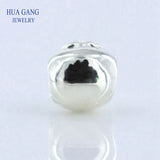 925 Sterling Silver Kitten Beaded Bracelet Necklace DIY