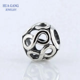 925 Silver Hollow Beaded Strings for pandura charms DIY
