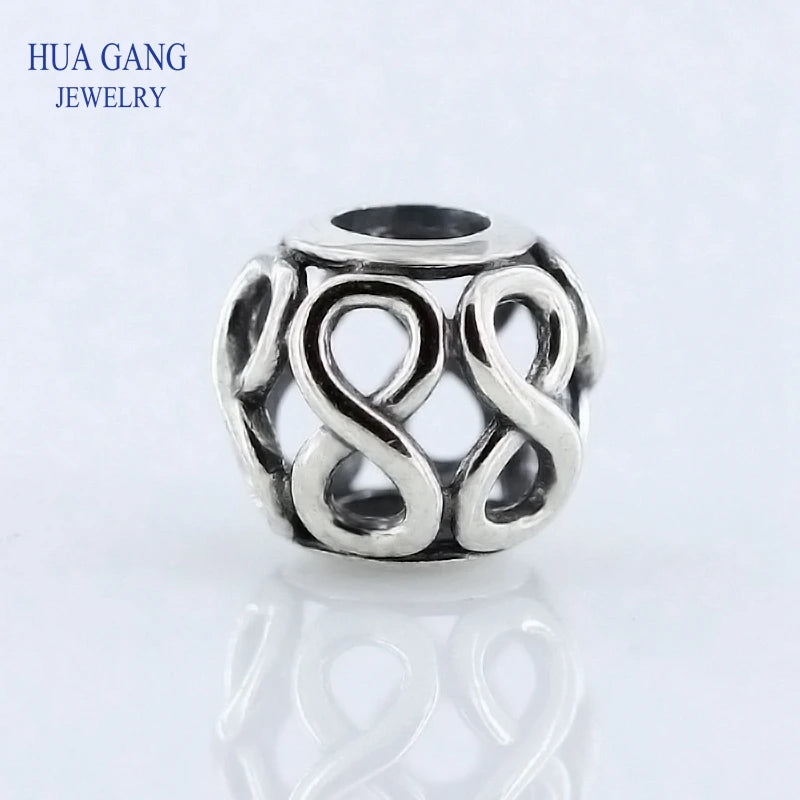 925 Silver Hollow Beaded Strings for pandura charms DIY