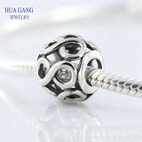 925 Silver Hollow Beaded Strings for pandura charms DIY