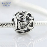 925 Silver Hollow Beaded Strings for pandura charms DIY