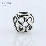 925 Silver Hollow Beaded Strings for pandura charms DIY