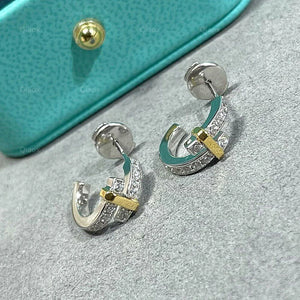 925 Silver Cross Earrings Women's Anniversary Jewelry