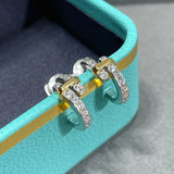 925 Silver Cross Earrings Women's Anniversary Jewelry