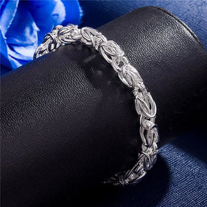 925 silver Bracelet Wedding party Christmas Jewelry