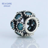 925 Silver Purple Star Fixed Buckle Bead for Pandora Bracelet