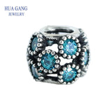 925 Silver Purple Star Fixed Buckle Bead for Pandora Bracelet