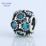 925 Silver Purple Star Fixed Buckle Bead for Pandora Bracelet