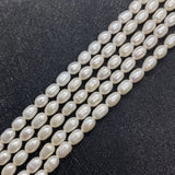 AAA Natural Freshwater Pearl 4.5mm Rice Beads DIY Jewelry