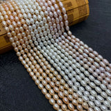 AAA Natural Freshwater Pearl 4.5mm Rice Beads DIY Jewelry