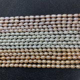 AAA Natural Freshwater Pearl 4.5mm Rice Beads DIY Jewelry
