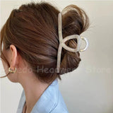 Acetate Alloy Large Hair Claw Shark Clip Girl Headwear
