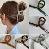 Acetate Alloy Large Hair Claw Shark Clip Girl Headwear
