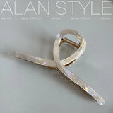 Acetate Alloy Large Hair Claw Shark Clip Girl Headwear