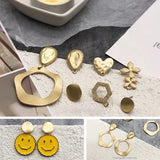 Geometric Shape Hexagon Earrings DIY Homemade Jewelry