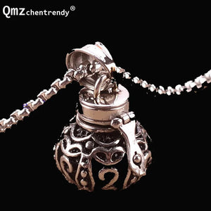 Tibetan Bottle Pet Cremation Ash Urns Necklace