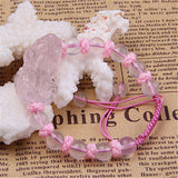 Crystal Pink Natural Crystal Bracelet for Women 8mm Beads Pixiu Stone Jewelry